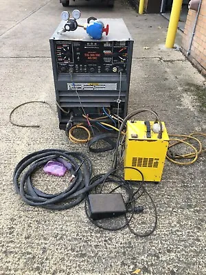 £700 • Buy Lincoln Idealarc TIG 300/300 AC/DC Welder With Water Cooler & Foot Pump