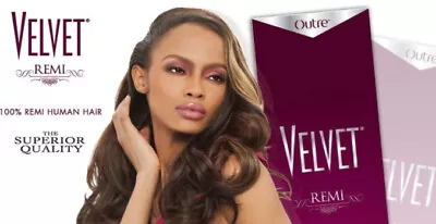 Outre VELVET 100% REMI YAKI HUMAN HAIR | Select Length & Color | Free Shipping ! • $29.99