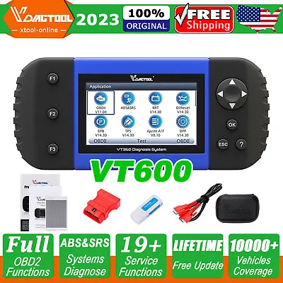 VT600 OBD2 Immobilizer ABS SRS BMS Program Auto Code Reader Diagnostic Scanner • $99