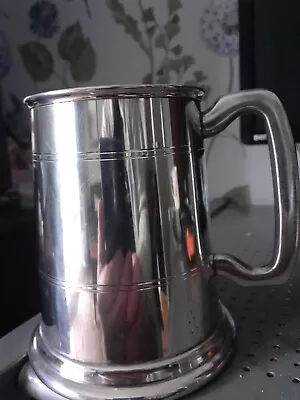 Pewter Tankard Hand Crafted In Sheffield England Arthur Price 1 Pint • £13.99