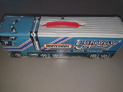 Matchbox Convoy Carry Case With Vehicles - Boat And Helicopter • $115