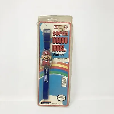 Vintage Nelsonic Super Mario Bros Watch 1989 Nintendo In Packing NOS • $99.95