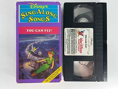 Disney Sing Along Songs - You Can Fly! (VHS 1993) - Peter Pan - Dumbo • $9.09