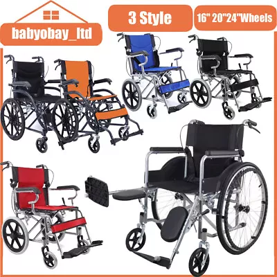 Altus Self-Propelled Wheelchair Manual Lightweight 24 Inch Wheelchair Swing-Away • $133.63