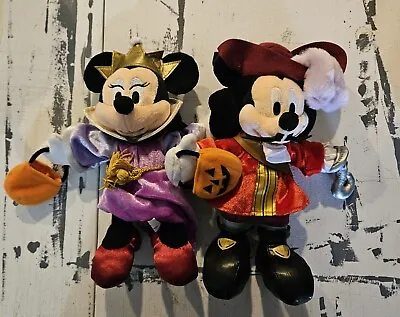 2006 Disney Halloween Mickey And Minnie Plush • $30