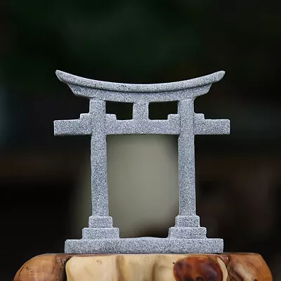 Torii Gate Japanese Aquarium Decor Miniature Ornament Garden Landscape Decor • $6.84