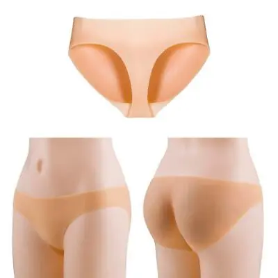 £91.12 • Buy Women Full Silicone Panty Butt And Hips Shapewear Silicone Pads Enhancer Briefs