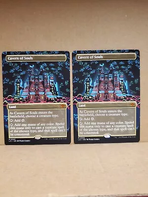 MTG (2X) Cavern Of Souls Lost Caverns Of Ixalan LCI 0345 Borderless Regular NM/M • $60