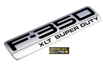 $22 • Buy Ford F350 Xlt Super Duty Emblem Badge Fender Nameplate New Oem # 5c3z16720sa