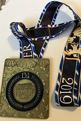 MARINE CORPS HISTORIC Half Marathon 2019 Running Medal FREDERICKSBURG VIRGINIA • $22.09