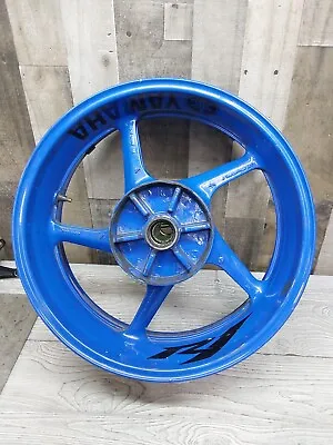2005 05 04-06 Yamaha R1 YZF-R1 Rear Back Blue Wheel Rim SLIGHTLY BENT 17 X 6.00 • $79.99
