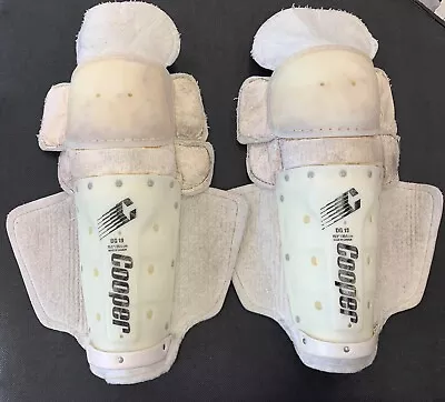 Vintage Rare Cooper DG19 Hockey Shin Guards Size 15.5  Inch Senior Vtg Pads Sr • $59.99