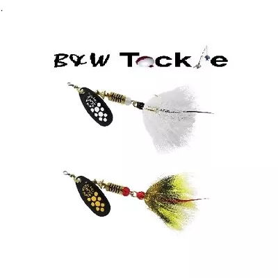 Mepps Black Fury In-Line Spinner 1/4 Oz Dressed Treble ~ FREE Ship • $14.15