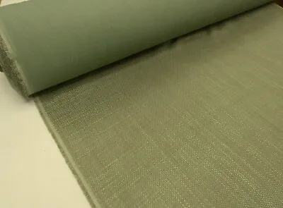 LAURA ASHLEY DALTON HEDGEROW (Green) Woven Linen Upholstery Fabric • £11.95