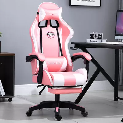 High Quality Gaming Chair Office Computer Chair With Footrest Recline Comfort • $124.90