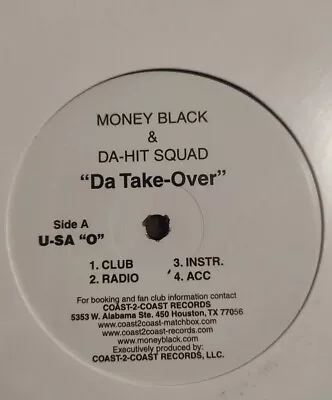 Money Black & Da-Hit Squad Single Vinyl Album NEW SEALED RARE CHEAP • $14.99