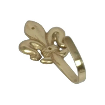 £7.84 • Buy AG Hook Curtain Fleur De Lys Brass