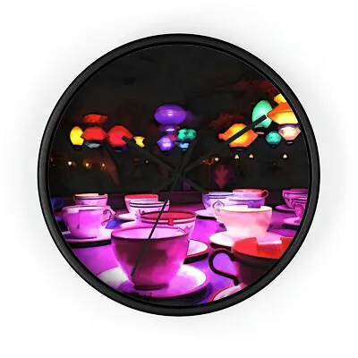 Wall Clock Disneyland Mad Hatters Tea Party Ride • $44.02