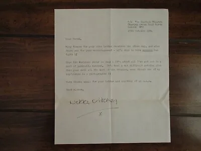 NIKKI  CRITCHER ( The  Benny  Hill  Show )Signed 7 1/4  X 8 1/2  Personal Letter • $29.99