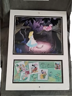 $22.10 • Buy Disney Alice In Wonderland US Stamp Display From Disney Store