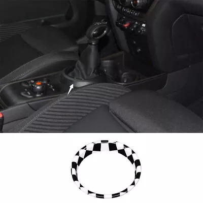 Black White Central Console Gear Shift Ring Trim For Mini Cooper Countryman F60 • $37.98