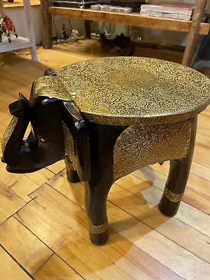 Brass Elephant Stool • $78