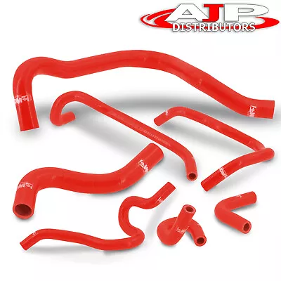 High Temperature Red Silicone Radiator Hoses Set For 1997-2000 Accord SiR Euro R • $54.99