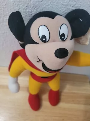 1997 Terrytoons Mighty Mouse-13  Stuffed Toy/Plush Superhero Red Caped-Vintage  • $25.97