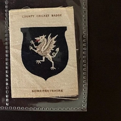 £2 • Buy BDV Cigarettes - Silks - County Cricket Badge - Somersetshire