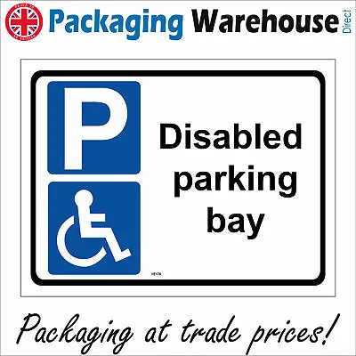 £3.45 • Buy Ve176 Disabled Parking Bay Area Space Access Required Please Leave Room Sign