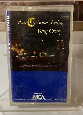 Vintage  Cassette Tape Bing Crosby That Christmas Feeling • $7.55