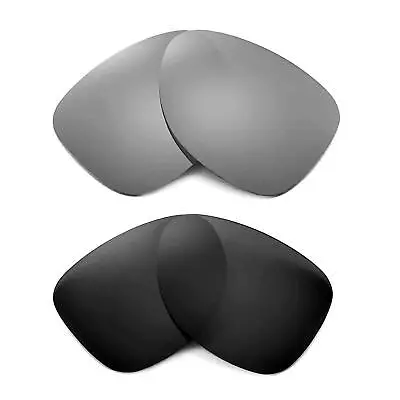 Walleva Two Pairs Polarized Lenses For Oakley Dispatch II - Black +Titanium • $26.99