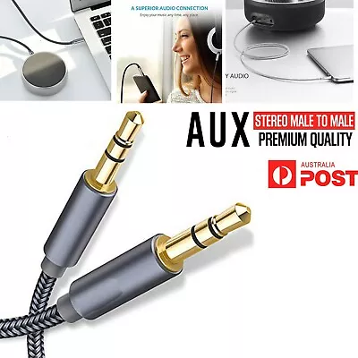 3.5mm AUX CableAuxiliary Audio Cable Nylon Braided Male To Male AUX Cord Cable  • $7.99
