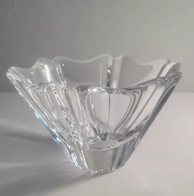 Orrefors Orion Signed Lead Crystal Candy Dish Bowl Sweden  • $12