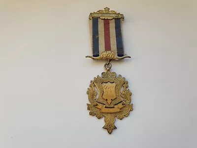 £299.99 • Buy Rare Solid Silver Enamel Masonic Jewel Medal Buffaloes RAOB Frank Sutcliff