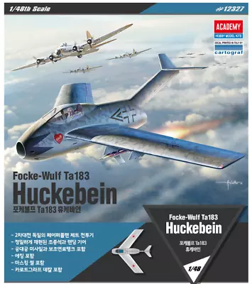 Academy 1/48 Focus-Wulf Ta183 Huckbein Aircraft Hobby Plastic Model 12327 • $81.38