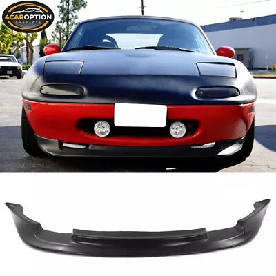 Fit 90-97 Mazda Miata Mx5 MX-5 Gv Style Front Bumper Chin Lip Spoiler Bodykit PU • $47.89