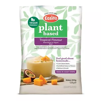 Easiyo Plant Based Tropical Flavour Vegan Alternative To Yogurt Sachet 128g Mini • £3.94