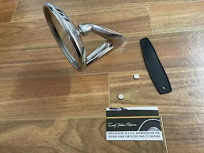 New Reproduction Ford Fairlane Chrome Mirror ZA ZB ZC Will Fit ZD 500 Custom • $110