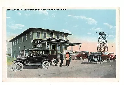 Mohawk Trail MA Whitcomb Summit House Old Cars Gift Shop Vintage Postcard • $6.85