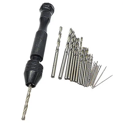 25Pcs Micro-Drill Bit Mini Set High Speed Metric Sizes 0.5mm-3mm G Hu • $2.45