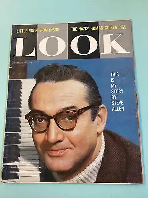 1959 March 17 Look Magazine Steve Allen Susan Riddell Marilyn Monroe Photo￼ • $20