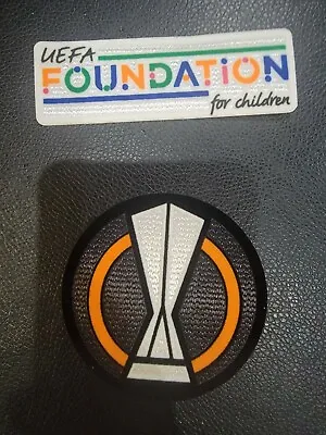 UEFA Europa League Sleeve Badge Set - Foundation For Children.. Any Team... • $14.99