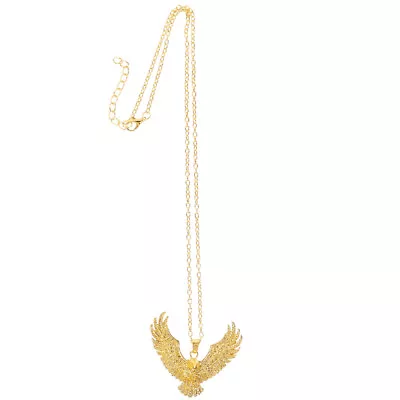  Eagle Necklace Alloy Man New Year Gift For Chain With Pendant • £7.29