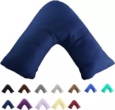 Gyulin 100% Cotton 300TC Soild Envelope Style V Shaped/Tri/Boomerang Standard Pi • $26.79