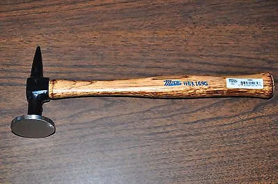 Auto Body Large Face Pick Finishing Hammer W/wood Handle Martin 169g Made In Usa • $43.99