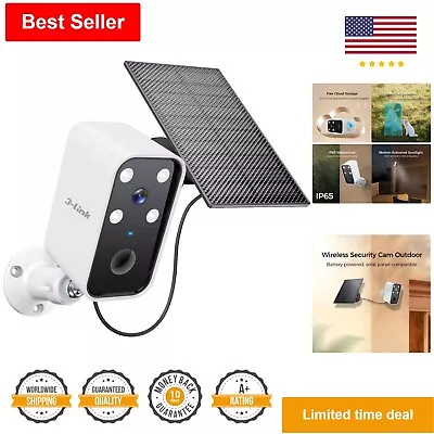 Wireless Solar Camera - Motion-Activated Spotlight Night Vision No Monthly Fee • $79.99
