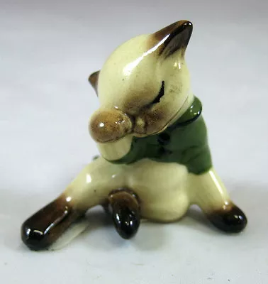 Hagen Renaker Miniature Made In America Little Kitten Who Lost Mittens Retired • $19.99