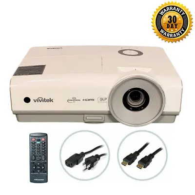 ViviTek D859 DLP Projector Portable For Presentation Cinema Gaming Home Bundle  • $146.20