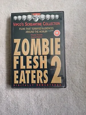 Zombie Flesh Eaters 2 DVD Vipco Screamtime Collection Lucio Fulci Horror  • £5